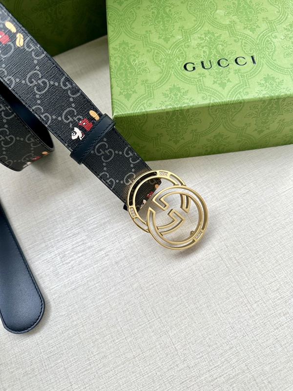グッチベルト激安角部分ディテール